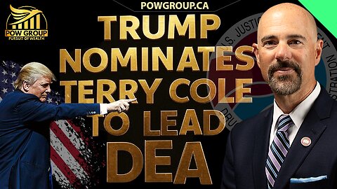 Trump Picks Terry Cole to Lead DEA & Says "Drug Talks Coming Soon" Ahead of RFK Jr Confirmation