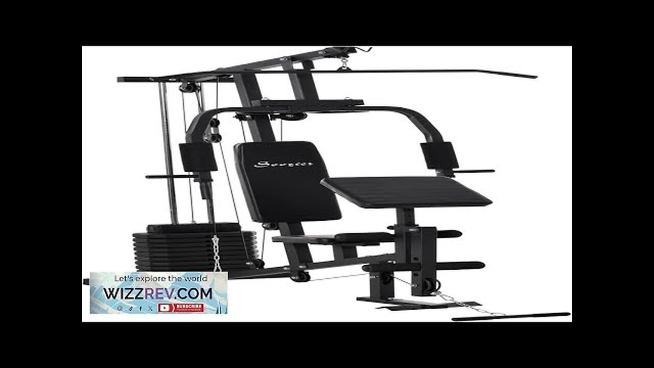 Soozier Multifunction Home Gym System Workout Station with 99Lbs Weight Stack Review