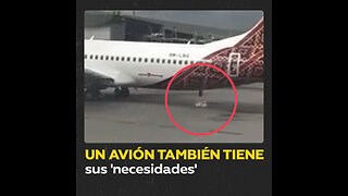 Privacidad de un avión invadida