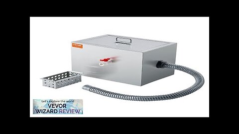 VEVOR Commercial Grease Trap 8 LBS Grease Interceptor Side Inlet Interceptor Under Review