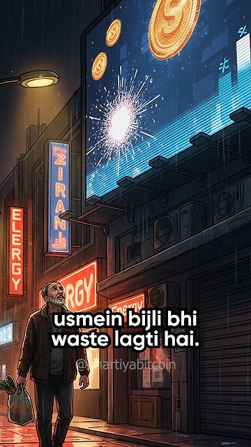 Day 45/60 – क्या Bitcoin energy waste करता है? ⚡