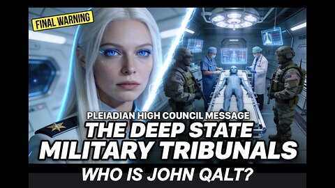 The Pleiadian Urgent Warning: The Deep State Military Tribunals. "The End Of The Dark Elite..."