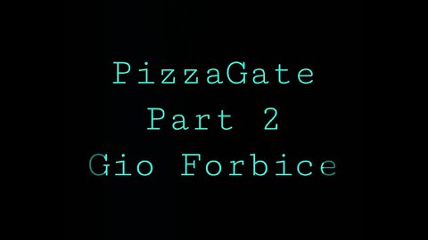 Pizzagate Pt 2 - Gio Forbice