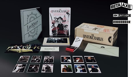 The Untouchables [Beta Axe Zavvi Exclusive Collector’s 4K UHD with SteelBook Ltd. to 1200]