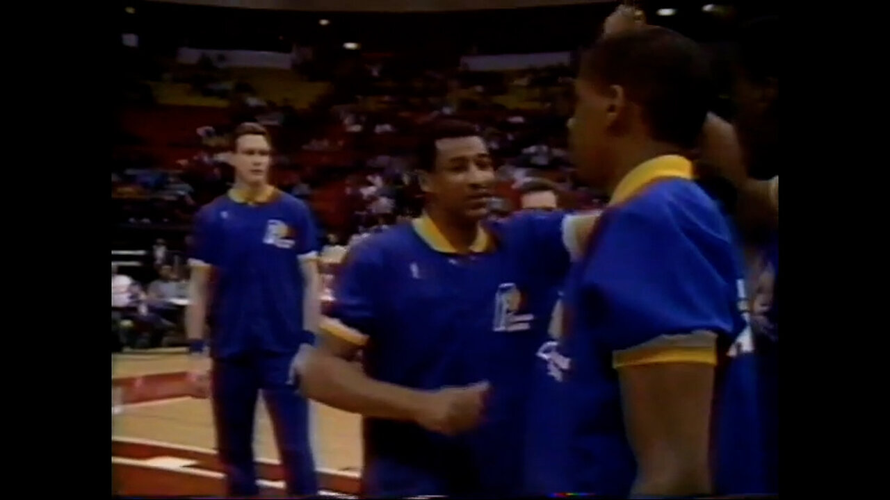 February 14, 1987 - Basketball : Indiana Pacers at Denver Nuggets