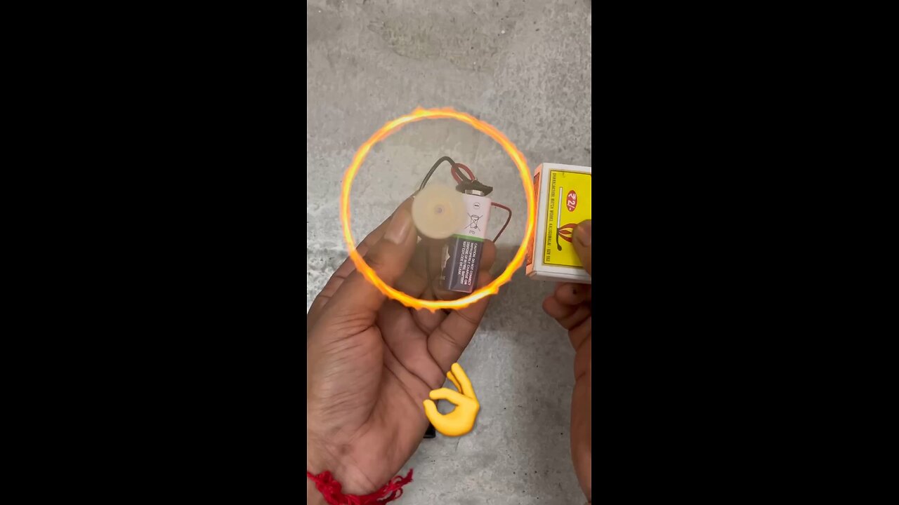Motor and Matchstick Battery Trick