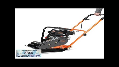 VEVOR Plate Compactor 2.8 HP 78.5CC Gas Engine 5250 VPM 1920 lbs Review