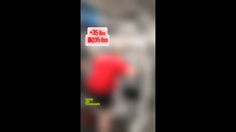 (Fun) Dips! Bodyweight (Super-Lite) +0lbs @235lbs Bodyweight #gym #triceps 💪