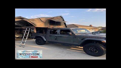 Rooftop Tent SUV Hard Shell Car Roof Top Tent 2-4 Person Car Review