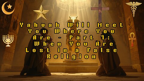 Yahuah Will Meet You Where You Are – Part 1: When You Are Lost in a False Religion
