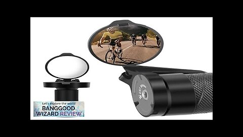 WEST BIKING Universal Bicycle Rearview Mirror Adjustable Rotate Cycling Handlebar Convex Review