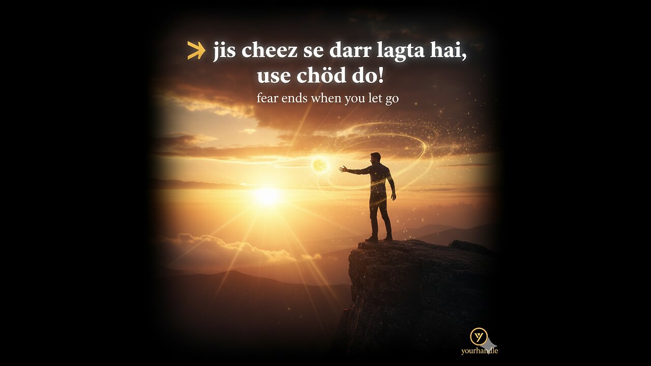 Jis Cheez Se Darr Lagta Hai Usay Chhod Do 💭 | Fear Ends When You Let Go