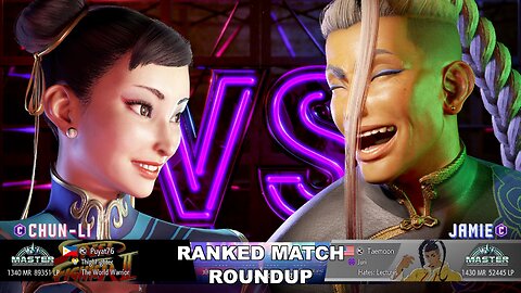 Kuya Kalbo SF6 Ranked Match Roundup. Chun Li Master Rank [Hori Fight Stick]