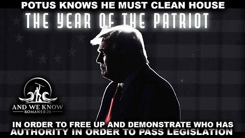 1.2.26: POPCORN ready, Priority set by POTUS to CLEAN HOUSE (gov’t), 100% insulated, MAGA promise