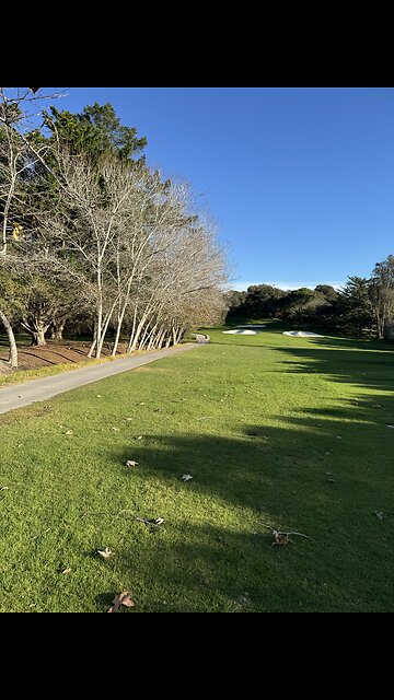 Magnificent day at the course