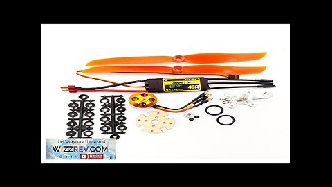 XXD A2212 2212 2450KV KV2450 Brushless Motor+HTIRC 40A ESC+5030 Prop Blade Propeller Review