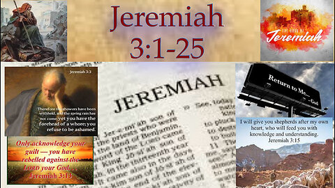 Jeremiah 3:1-25