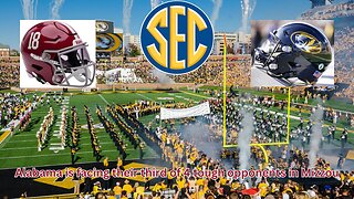 Bama is facing a dangerous game on the road against Mizzou