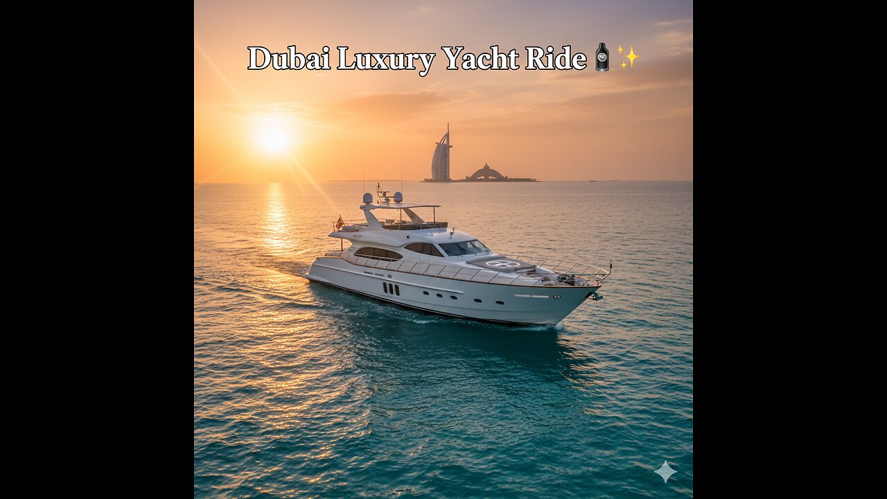 Dubai Yacht Ride Luxury Vibes