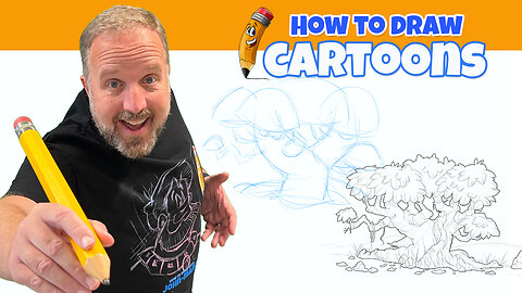 How to Draw a Cartoon Tree Step by Step