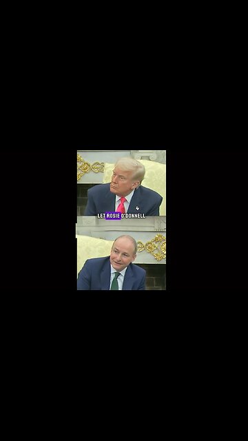 Trump Roasts Rosie O’Donnell During White House Meeting With Irish PM