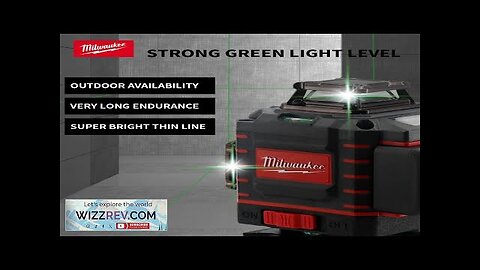 Milwaukee 16 Lines 4D Cross Laser Level Green Lightlevel Upgraded Compact Horizontal Review