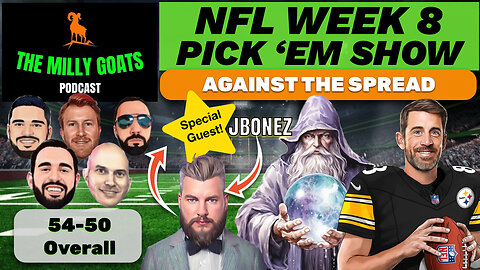 NFL Week 8 Pick 'em Contest Breakdown with Special Guest - JBonez