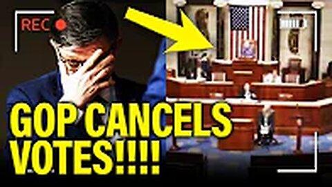 BREAKING: GOP Leaders ABRUPTLY CANCEL VOTES as SHUTDOWN SPIRALS