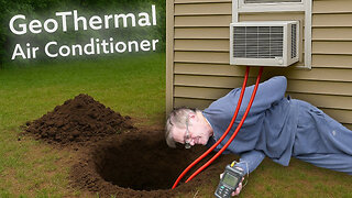 Turning a $150 AC Into a Super-Efficient Geothermal Unit!