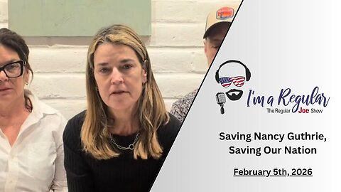 MN Drawdown: Facts v. Fiction + Nancy Guthrie For Ransom? + RIP WaPo: The Regular Joe Show LIVE