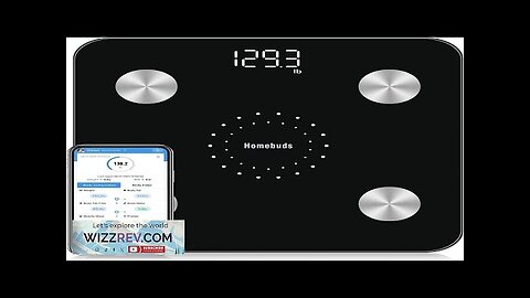 Homebuds Digital Bathroom Scale for Body Weight and Body Fat Weighing Professional Review