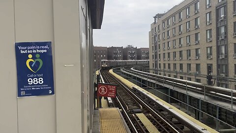 MTA New York City Subway: New Lots Avenue Bound R62 (3) Train @ Saratoga Avenue