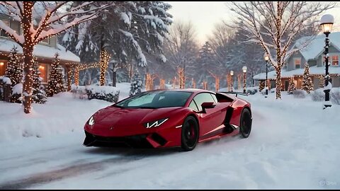 Red Lambo Christmas