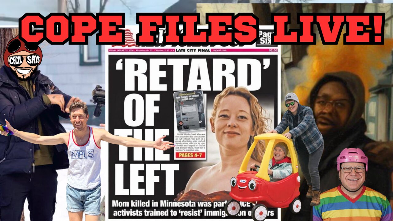 Cope Files Live - Liberal White Woman To The Rescue! The Downfall Of The West.