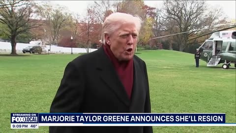 Marjorie Taylor Greene announces she’ll resign