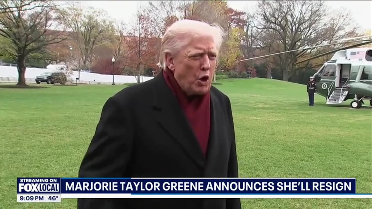 Marjorie Taylor Greene announces she’ll resign