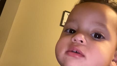 Toddler Makes Sound Like His Mother's Snoring