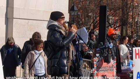 New York City Mayor Eric Adams Protest