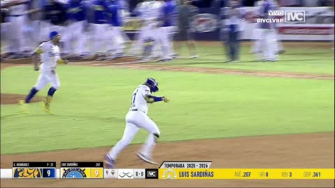 Luis Sardiñas con "walk off" ante Leones