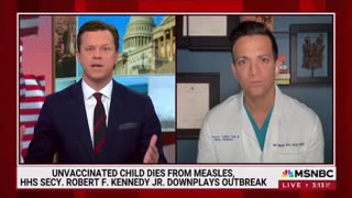 MSDNC all over measles death in Texas