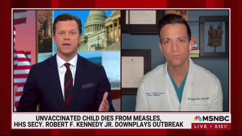 MSDNC all over measles death in Texas