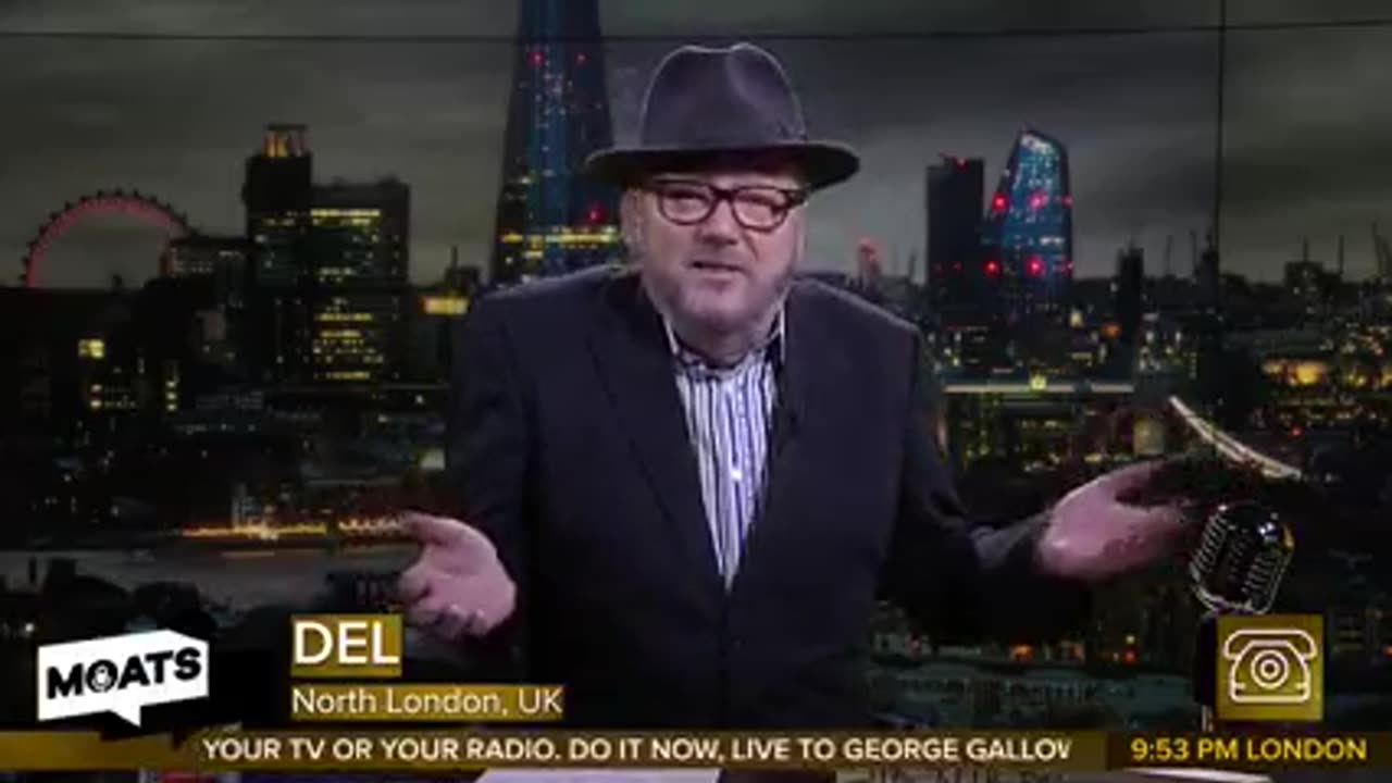 George Galloway ~ Caller attempts to address the so-called DEEP STATE