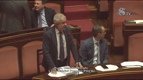 Claudio Borghi Aquilini In apertura voto legge di bilancio 22-12-2025