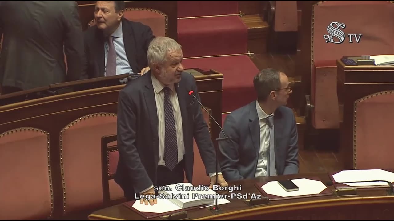 Claudio Borghi Aquilini In apertura voto legge di bilancio 22-12-2025
