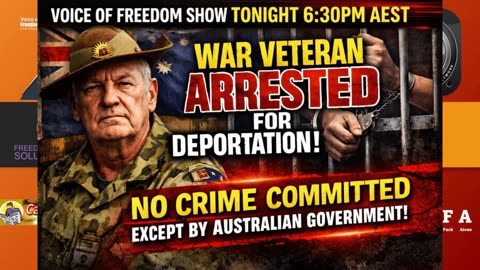 Voice of Freedom Jan 7. War Veteran Rounded up for Deportation, No Crime Committed.
