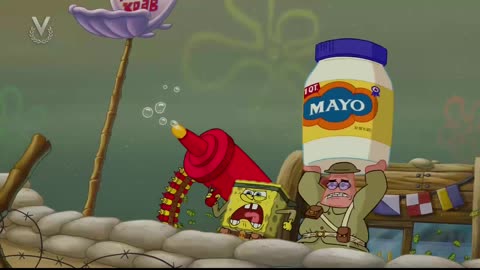 [Clip] Bob Esponja: Un Héroe Fuera del Agua | Guerra | Venevisión (Venezuela 🇻🇪) (04/01/2026)