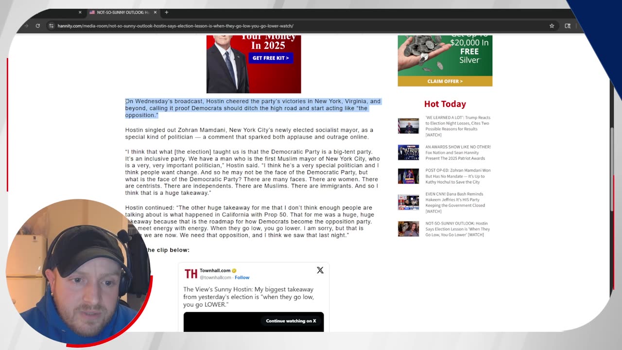 What's Lower Than Assassination? Sunny Hostin Remarks