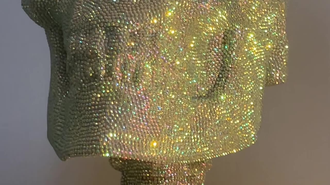 Rhinestone 12-Foot Skeleton