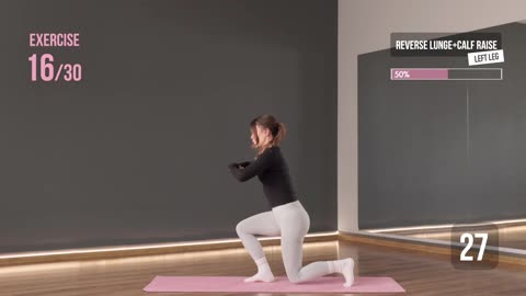 30 MIN PILATES STYLE No repeat Full Body workout flow | No equipment low impact