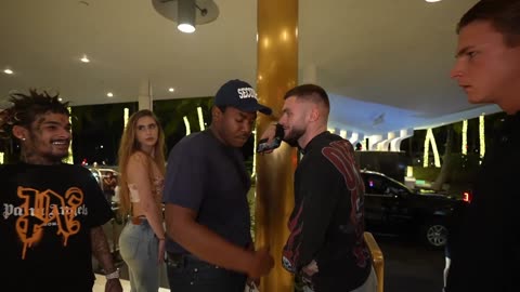 Blacks threaten violence